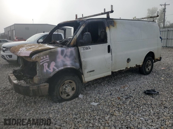 2003 Chevrolet Express Cargo with VIN 1GCGG25V131207053, listed as a Copart auction lot 70749474 with Not Provided miles and Clean Title. Bid and sale history available at DreamBid. Image 1.