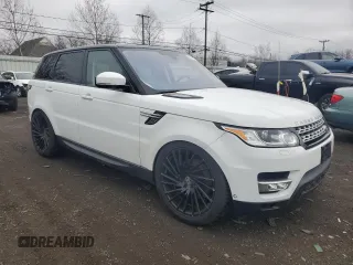 2016 Land Rover Range Rover Sport V6 HSE with VIN SALWR2PF1GA660146, listed as a Copart auction lot 51241655 with 57,282 mi miles and Salvage Title. Bid and sale history available at carsss.com. Image 4.