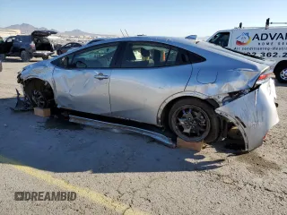 2024 Toyota Prius LE with VIN JTDADABU9R3015428, listed as a Copart auction lot 43256135 with 24,202 mi miles and Salvage title. Bid and sale history available at DreamBid. Image 2.
