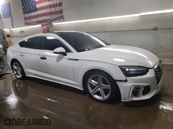 2021 Audi A5 Sportback S line Premium with VIN WAUDACF53MA016807, listed as a Copart auction lot 88782445 with 93,239 mi miles and Clean Title. Bid and sale history available at carsss.com. Image 4.