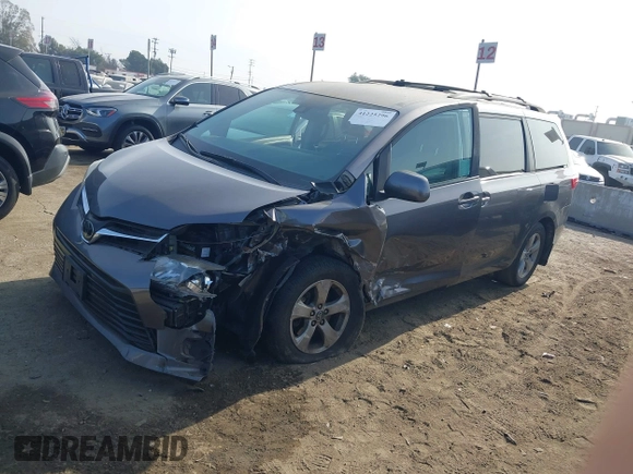 2019 Toyota Sienna LE Auto Access Seat with VIN 5TDKZ3DC4KS987948, listed as a IAAI auction lot 41225296 with 104,189 mi miles and . Bid and sale history available at DreamBid. Image 17.