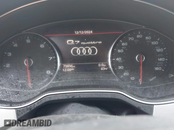 2019 Audi Q7 Premium with VIN WA1AHAF74KD029904, listed as a IAAI auction lot 41024012 with 79,896 mi miles and . Bid and sale history available at DreamBid. Image 7.