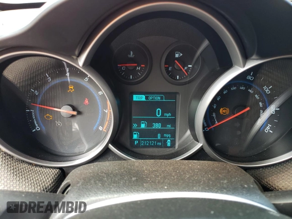 2014 Chevrolet Cruze 2LT z VIN 1G1PE5SB9E7398019, wystawiony jako Copart lot #53132735 z przebiegiem 212 121 mil mil oraz Szkoda całkowita • Salvage title. Historia ofert i sprzedaży dostępna na DreamBid. Obrazek 9.
