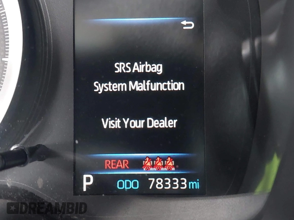 2020 Toyota Corolla LE with VIN 5YFEPRAE7LP030283, listed as a IAAI auction lot 42043288 with 78,333 mi miles. Bid and sale history available at carsss.com. Image 16.