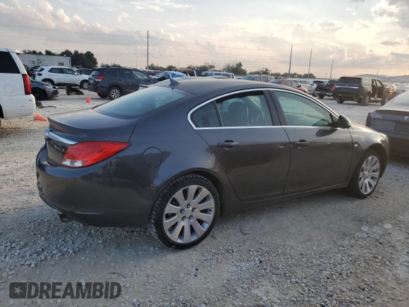 2011 Buick Regal CXL Turbo TO7 with VIN W04G15GV0B1127879, listed as a Copart auction lot 78176644 with Not Provided miles and Salvage Title. Bid and sale history available at carsss.com. Image 3.
