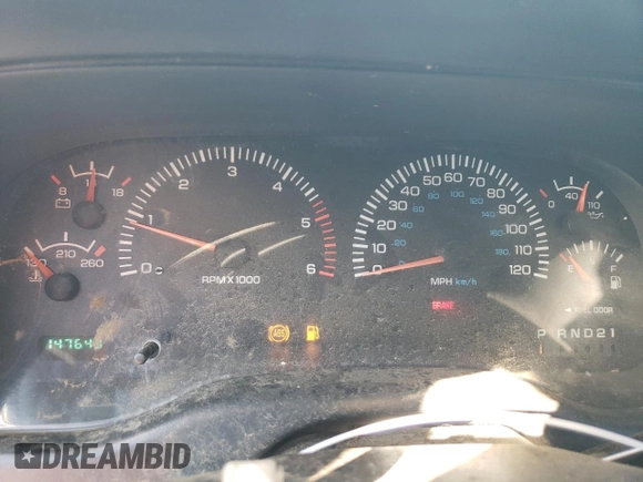 1999 Dodge Dakota SLT with VIN 1B7GG22X0XS239398, listed as a Copart auction lot 80143414 with 147,646 mi miles and Salvage Title. Bid and sale history available at DreamBid. Image 9.