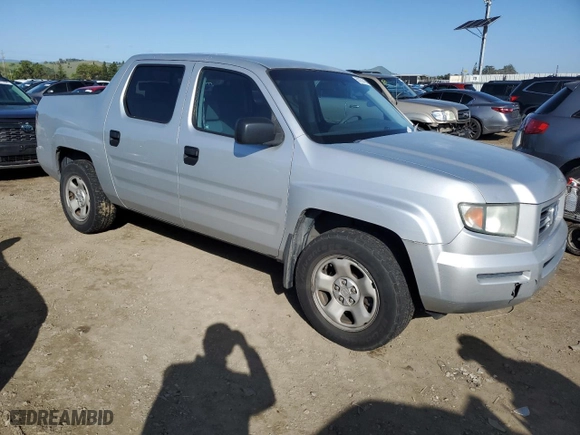 2007 Honda Ridgeline RT with VIN 2HJYK16257H500717, listed as a Copart auction lot 50159745 with 164,478 mi miles and Clean Title. Bid and sale history available at carsss.com. Image 4.