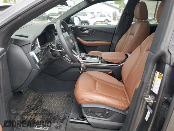 2020 Audi Q8 Prestige with VIN WA1FVAF1XLD003867, listed as a Copart auction lot 57440105 with 86,371 mi miles and Salvage title. Bid and sale history available at DreamBid. Image 7.
