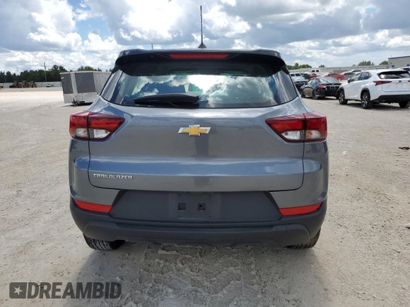 2021 Chevrolet TrailBlazer LS with VIN KL79MMS29MB018912, listed as a Copart auction lot 55578833 with 39,957 mi miles. Bid and sale history available at carsss.com. Image 6.