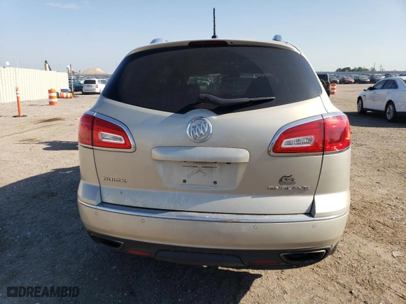 2015 Buick Enclave Leather with VIN 5GAKRBKD9FJ220137, listed as a Copart auction lot 59280334 with 133,834 mi miles and Salvage Title. Bid and sale history available at carsss.com. Image 6.
