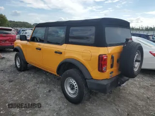2022 Ford Bronco with VIN 1FMDE5BHXNLB40934, listed as a Copart auction lot 70828274 with 69,791 mi miles and Salvage Title. Bid and sale history available at carsss.com. Image 2.