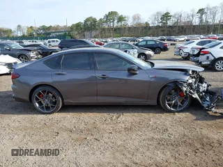 2023 Acura TLX Type S with VIN 19UUB7F95PA001368, listed as a IAAI auction lot 42119669 with 5,889 mi miles and . Bid and sale history available at DreamBid. Image 13.