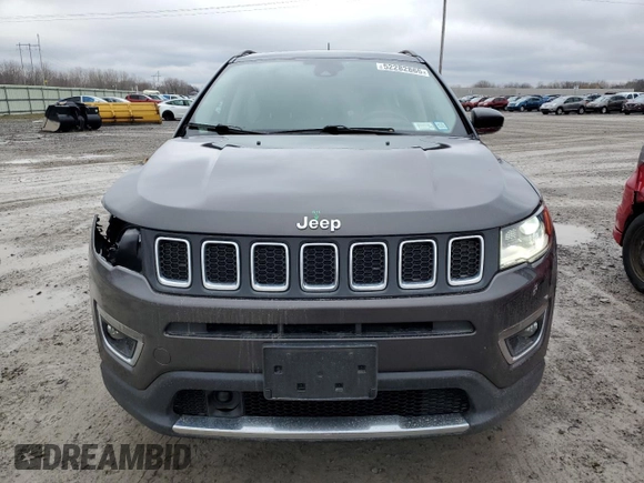 2018 Jeep Compass Limited with VIN 3C4NJDCB2JT373049, listed as a Copart auction lot 52282865 with 95,802 mi miles and Salvage Title. Bid and sale history available at DreamBid. Image 5.