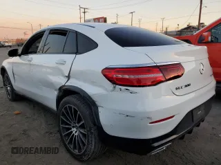 2021 Mercedes-Benz GLC with VIN W1N0J8EB6MG011810, listed as a Copart auction lot 88361905 with 54,286 mi miles and Salvage Title. Bid and sale history available at carsss.com. Image 2.
