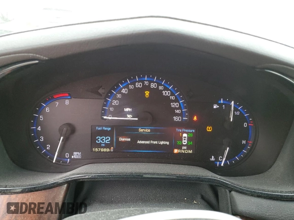 2014 Cadillac CTS Luxury RWD with VIN 1G6AR5SX9E0153908, listed as a Copart auction lot 47786675 with 157,989 mi miles and Salvage Title. Bid and sale history available at carsss.com. Image 9.