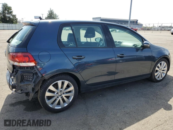 2014 Volkswagen Golf TDI w/Sunroof & Nav с VIN WVWDM7AJ9EW006745, выставлен на аукционе Copart как лот 51076805 с пробегом 94 761 миль миль и Списание • Salvage title. История ставок и продаж доступна на DreamBid. Изображение 3.