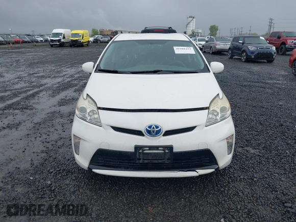 2012 Toyota Prius One with VIN JTDKN3DU5C5474199, listed as a IAAI auction lot 41988253 with 219,464 mi miles. Bid and sale history available at carsss.com. Image 12.