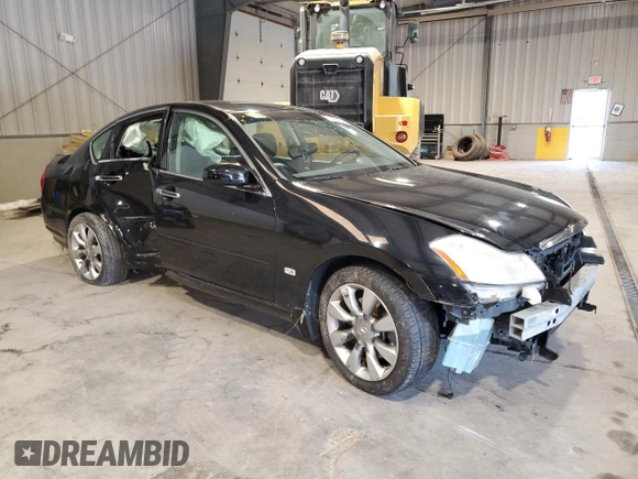 2007 Infiniti M x with VIN JNKAY01F77M460855, listed as a Copart auction lot 71068154 with 225,217 mi miles and Salvage Title. Bid and sale history available at DreamBid. Image 4.