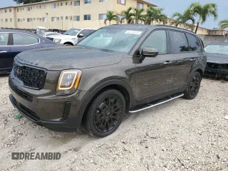 2022 Kia Telluride EX with VIN 5XYP3DHC6NG265213, listed as a Copart auction lot 50172375 with 58,458 mi miles and Salvage Title. Bid and sale history available at carsss.com. Image 1.