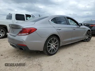 2020 Genesis G70 3.3T z VIN KMTG34LE2LU063944, wystawiony jako Copart lot #53938665 z przebiegiem 50 187 mil mil oraz Czysty tytuł • Clean title. Historia ofert i sprzedaży dostępna na DreamBid. Obrazek 3.
