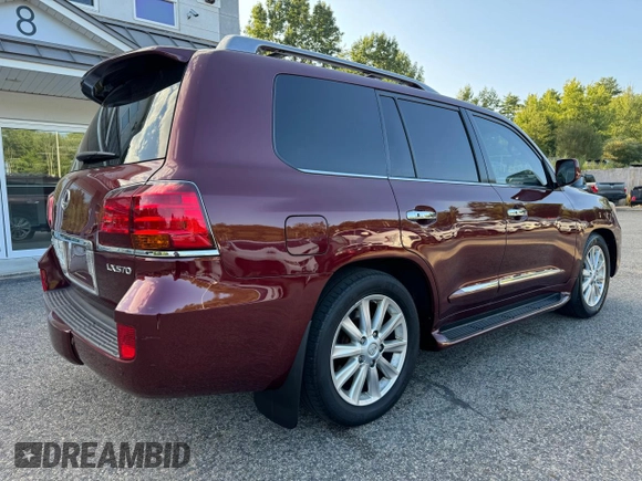 2009 Lexus LX 570 with VIN JTJHY00W494020397, listed as a Copart auction lot 69315144 with 222,351 mi miles and Clean Title. Bid and sale history available at DreamBid. Image 4.