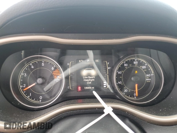 2016 Jeep Cherokee Latitude with VIN 1C4PJMCB8GW117946, listed as a Copart auction lot 50617765 with 135,859 mi miles and Salvage Title. Bid and sale history available at DreamBid. Image 9.