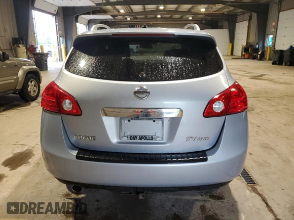 2012 Nissan Rogue S with VIN JN8AS5MV7CW362902, listed as a Copart auction lot 58706805 with 143,988 mi miles and Clean title. Bid and sale history available at DreamBid. Image 6.