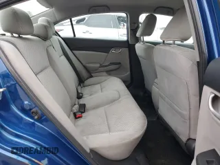 2015 Honda Civic Sedan LX with VIN 19XFB2F5XFE220989, listed as a Copart auction lot 55122805 with 116,410 mi miles and Salvage Title. Bid and sale history available at carsss.com. Image 10.