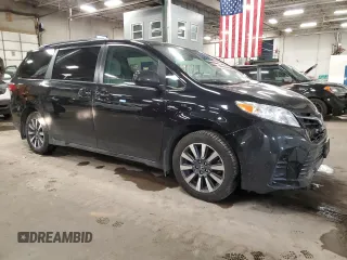 2018 Toyota Sienna LE with VIN 5TDJZ3DC7JS205622, listed as a Copart auction lot 37361044 with 50,162 mi miles and Salvage title. Bid and sale history available at DreamBid. Image 4.