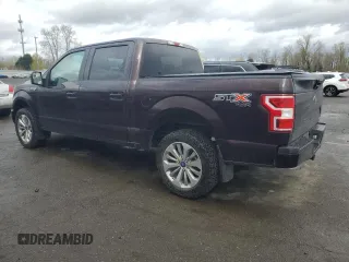2018 Ford F-150 XL with VIN 1FTEW1EP3JKE71890, listed as a Copart auction lot 50772115 with 47,197 mi miles and Salvage Title. Bid and sale history available at carsss.com. Image 2.