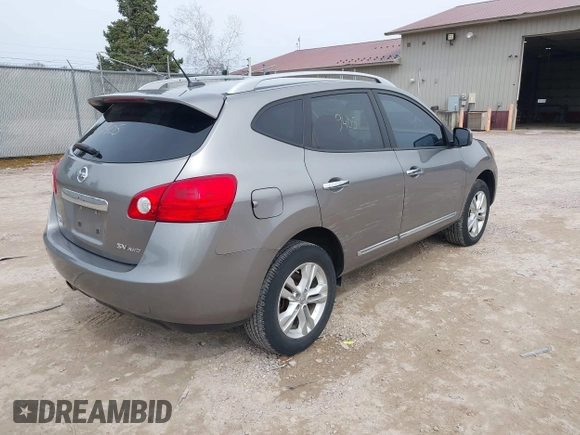 2013 Nissan Rogue SL with VIN JN8AS5MV1DW125484, listed as a IAAI auction lot 41929405 with 130,811 mi miles and . Bid and sale history available at DreamBid. Image 4.
