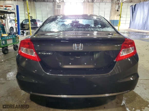 2013 Honda Civic Cpe LX with VIN 2HGFG3B50DH529922, listed as a Copart auction lot 45805495 with 108,544 mi miles and Clean Title. Bid and sale history available at carsss.com. Image 6.