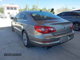 2012 Volkswagen CC Sport PZEV with VIN WVWMP7AN5CE500808, listed as a IAAI auction lot 41849450 with 132,611 mi miles. Bid and sale history available at carsss.com. Image 3.