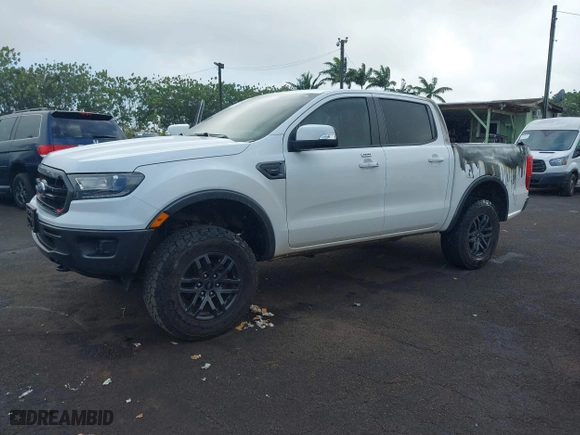 2023 Ford Ranger XL with VIN 1FTER4FH7PLE11596, listed as a IAAI auction lot 41280057 with 1 mi miles. Bid and sale history available at carsss.com. Image 2.