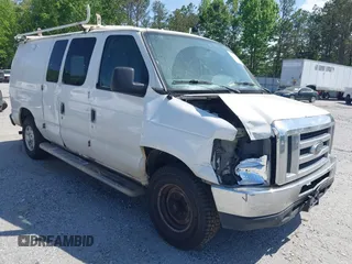 2009 Ford Econoline Cargo with VIN 1FTNE24W99DA45347, listed as a IAAI auction lot 42068121 with 301,292 mi miles. Bid and sale history available at carsss.com. Image 1.