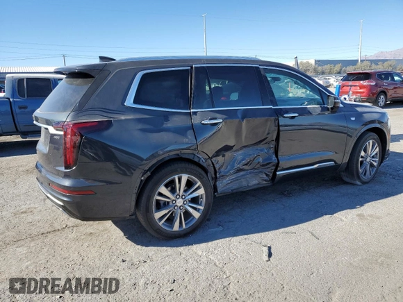 2022 Cadillac XT6 Premium Luxury with VIN 1GYKPCRS9NZ125022, listed as a Copart auction lot 42392485 with 34,703 mi miles and Salvage Title. Bid and sale history available at carsss.com. Image 3.