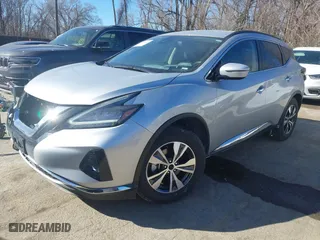 2023 Nissan Murano SV with VIN 5N1AZ2BS9PC126639, listed as a IAAI auction lot 41676580 with 48,864 mi miles. Bid and sale history available at carsss.com. Image 2.