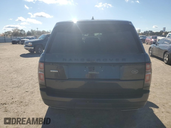 2019 Land Rover Range Rover with VIN SALGS5REXKA551188, listed as a Copart auction lot 83826304 with 103,633 mi miles and Salvage Title. Bid and sale history available at carsss.com. Image 6.