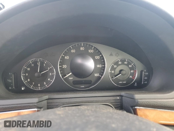 2003 Mercedes-Benz E-Class 5.0L with VIN WDBUF70J53A171616, listed as a Copart auction lot 75236894 with 0 mi miles and Salvage Title. Bid and sale history available at carsss.com. Image 9.
