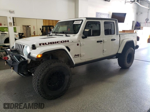 2020 Jeep Gladiator Rubicon with VIN 1C6JJTBG8LL121687, listed as a Copart auction lot 66404935 with 52,884 mi miles and Clean title. Bid and sale history available at DreamBid. Image 1.