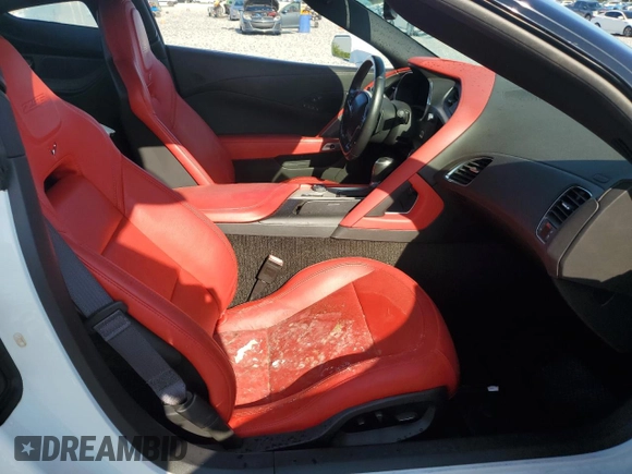 2016 Chevrolet Corvette Z06 2LZ z VIN 1G1YS2D67G5607168, wystawiony jako Copart lot #58703405 z przebiegiem Nie podano mil oraz Szkoda całkowita • Salvage title. Historia ofert i sprzedaży dostępna na DreamBid. Obrazek 10.