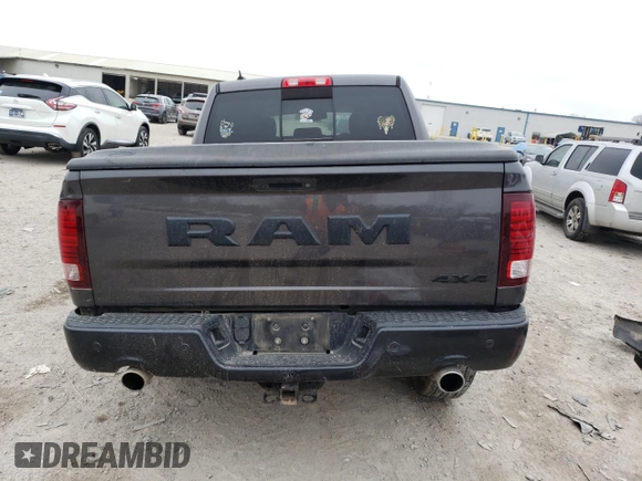 2018 Ram 1500 Night with VIN 1C6RR7MT5JS152010, listed as a Copart auction lot 44012985 with 86,375 mi miles and Salvage Title. Bid and sale history available at carsss.com. Image 6.