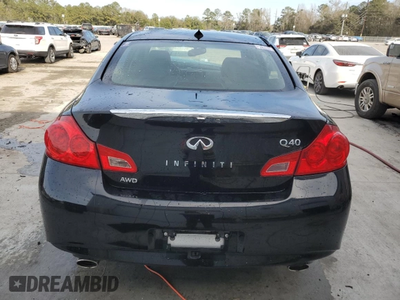 2015 Infiniti Q40 with VIN JN1CV6AR7FM524877, listed as a Copart auction lot 49134435 with 65,059 mi miles and Salvage Title. Bid and sale history available at DreamBid. Image 6.