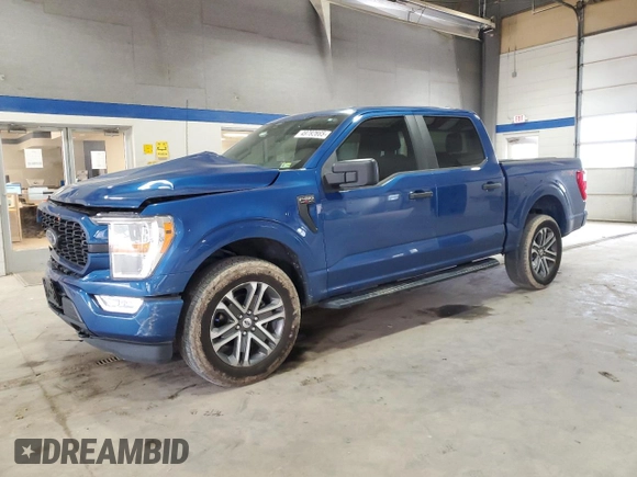2022 Ford F-150 XL with VIN 1FTEW1EP4NFB79809, listed as a Copart auction lot 49792665 with 83,955 mi miles and Salvage Title. Bid and sale history available at carsss.com. Image 1.
