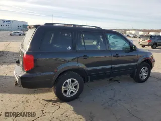 2004 Honda Pilot EX with VIN 2HKYF18594H610642, listed as a Copart auction lot 84663504 with 271,755 mi miles and Salvage Title. Bid and sale history available at carsss.com. Image 3.