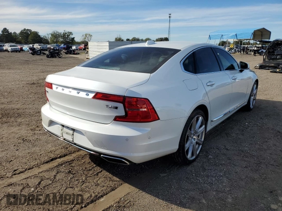 2017 Volvo S90 Inscription with VIN YV1A22ML7H1001726, listed as a Copart auction lot 44503433 with 95,559 mi miles. Bid and sale history available at carsss.com. Image 4.