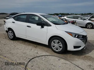 2024 Nissan Versa S with VIN 3N1CN8DVXRL893770, listed as a Copart auction lot 50451415 with 14,113 mi miles and Salvage Title. Bid and sale history available at DreamBid. Image 4.