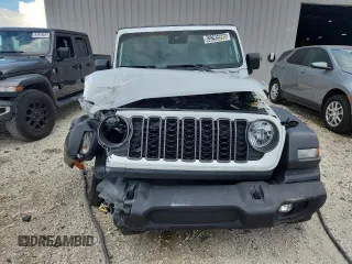 2024 Jeep Wrangler Sport S z VIN 1C4PJXDN1RW273839, wystawiony jako Copart lot #63295995 z przebiegiem Nie podano mil oraz Nie do naprawy • Non repairable. Historia ofert i sprzedaży dostępna na DreamBid. Obrazek 5.