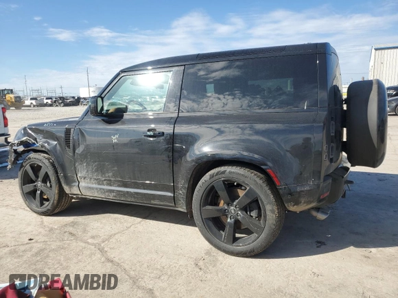 2024 Land Rover Defender with VIN SALEB6EE7R2346435, listed as a Copart auction lot 46250305 with 2,557 mi miles and Salvage title. Bid and sale history available at DreamBid. Image 2.
