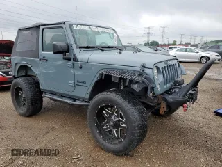 2014 Jeep Wrangler Sport с VIN 1C4AJWAG1EL117219, выставлен на аукционе Copart как лот 59696355 с пробегом 105 865 миль миль и Списание • Salvage title. История ставок и продаж доступна на DreamBid. Изображение 4.